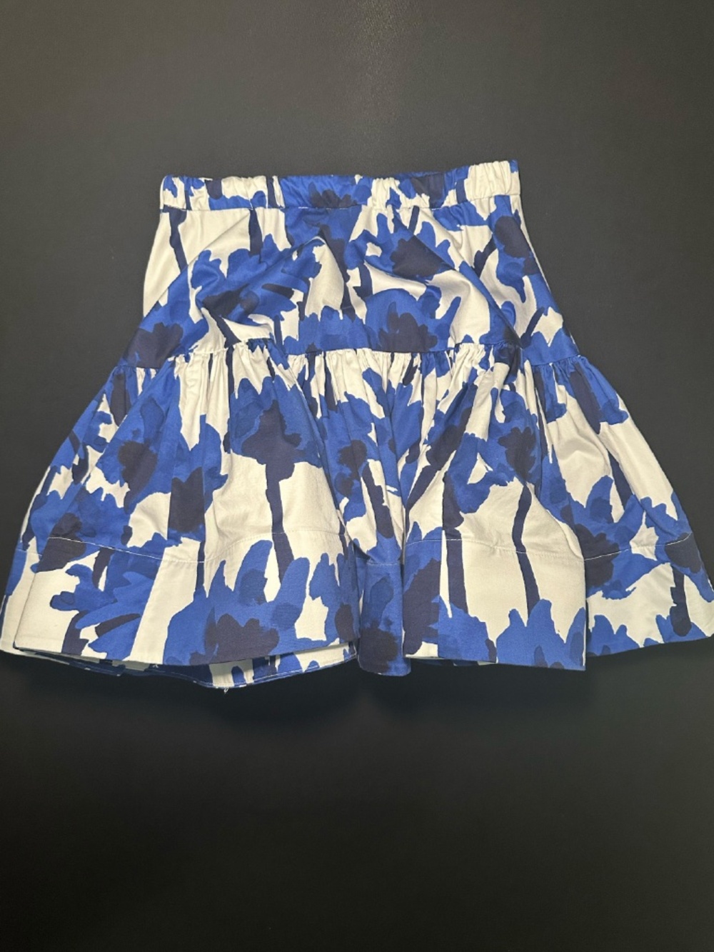 JASON WU PRINTED MINI RUFFLE SKIRT W ELASTIC BAND - Picture 8 of 13